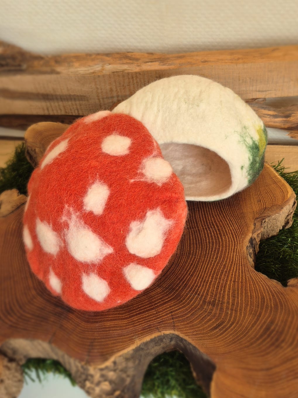 Paddestoel Huisje B voor op de Jaartafel