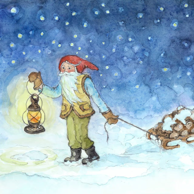 Gnom im Schnee