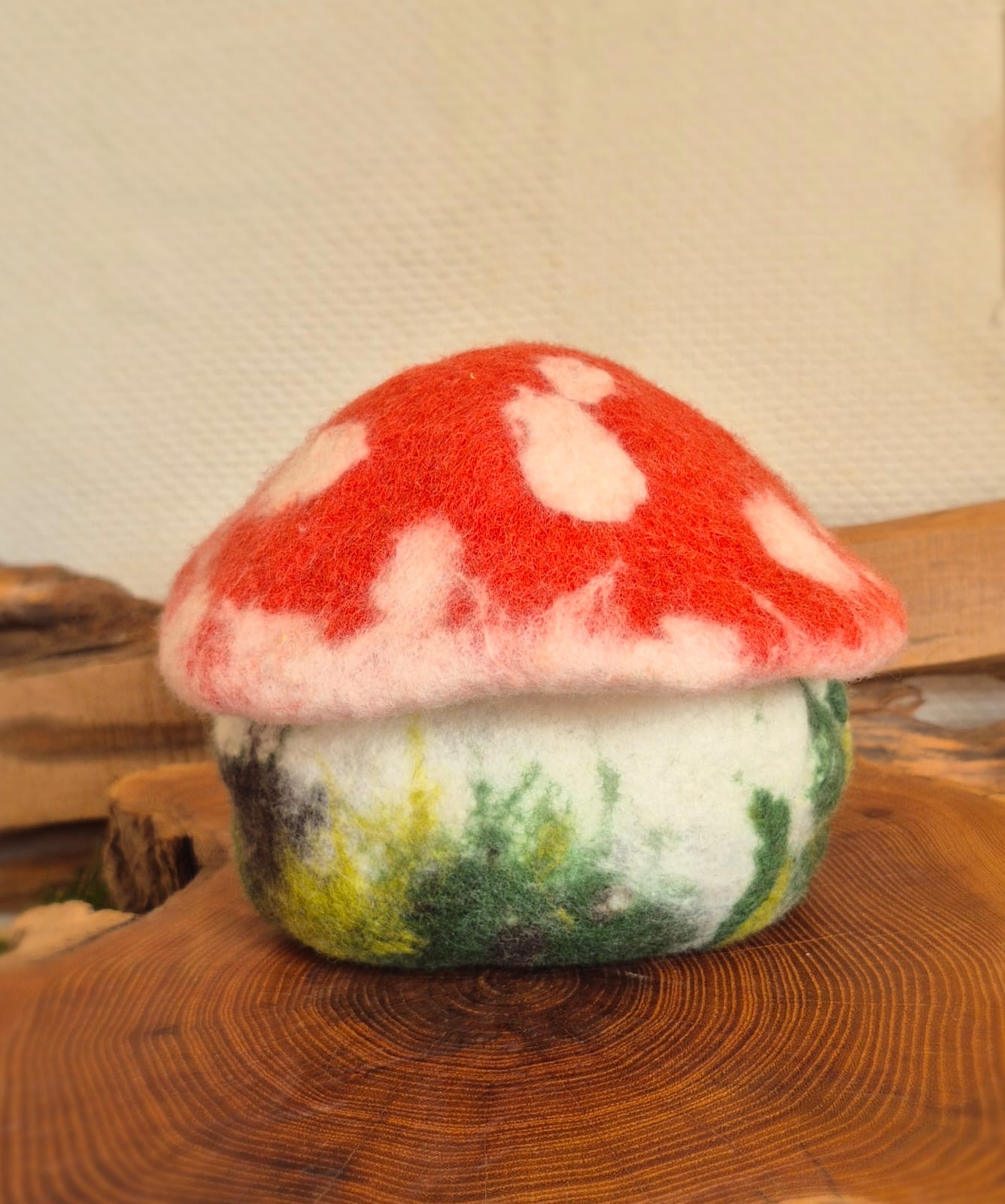 Paddestoel voor op de Jaartafel