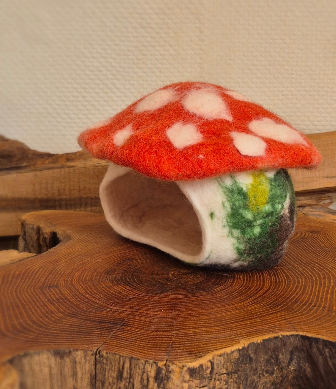Paddestoel Huisje B voor op de Jaartafel