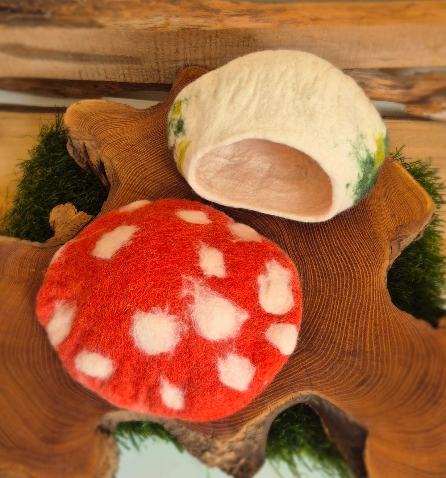 Paddestoel Huisje B voor op de Jaartafel