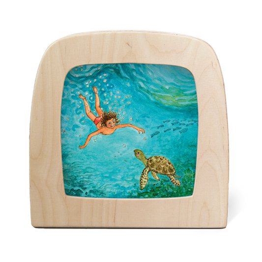 Schildpad en jongetje
