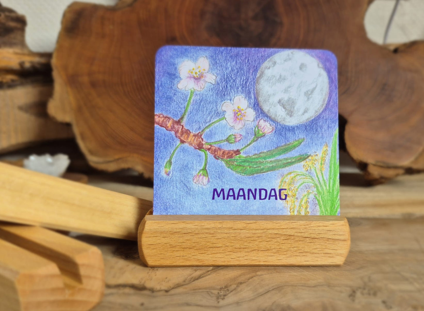 Happy Seven beukenhouten standaard